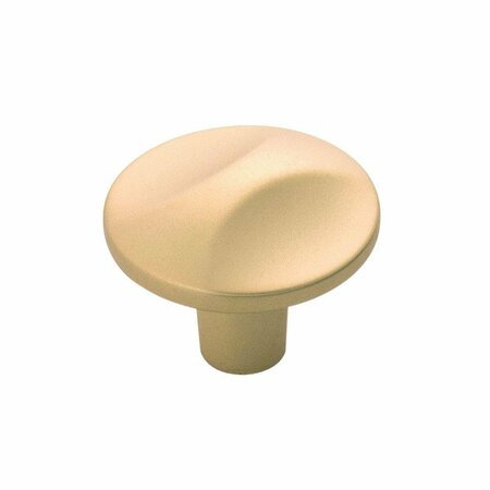 BELWITH PRODUCTS 1.25 in. Crest Cabinet Knob, Flat Ultra Brass BWH076128 FUB